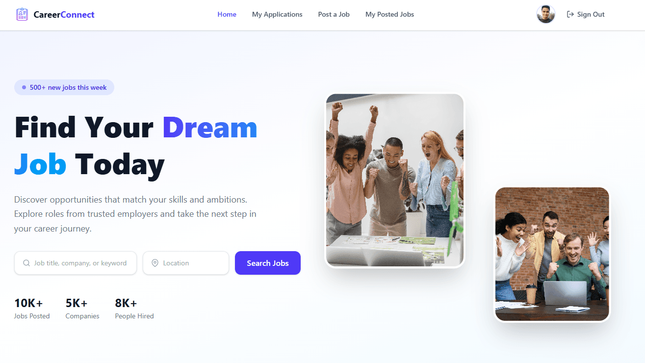 CareerConnect — Job Portal